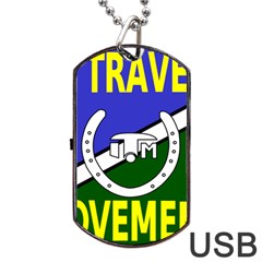 Flag Of The Irish Traveller Movement Dog Tag Usb Flash (one Side) by abbeyz71