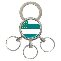Flag Of Fenian Brotherhood 3-ring Key Chains by abbeyz71