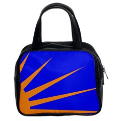 Sunburst Flag Classic Handbags (2 Sides) by abbeyz71