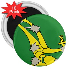 Starry Plough Flag  3  Magnets (10 pack) 