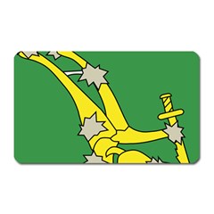 Starry Plough Flag  Magnet (Rectangular)