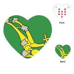 Starry Plough Flag  Playing Cards (Heart) 