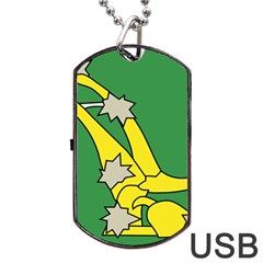 Starry Plough Flag  Dog Tag USB Flash (One Side)