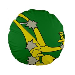 Starry Plough Flag  Standard 15  Premium Round Cushions