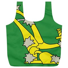 Starry Plough Flag  Full Print Recycle Bags (L) 