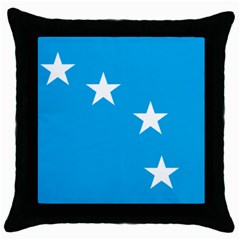 Starry Plough Flag Throw Pillow Case (black) by abbeyz71