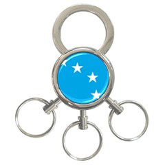 Starry Plough Flag 3-ring Key Chains by abbeyz71