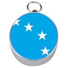 Starry Plough Flag Silver Compasses by abbeyz71