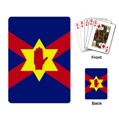 Flag Of The Ulster Nation Playing Card by abbeyz71