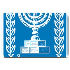 Emblem Of Israel Large Doormat  by abbeyz71