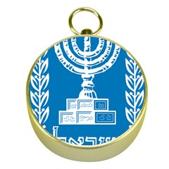 Emblem Of Israel Gold Compasses by abbeyz71
