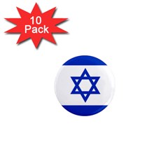 Flag Of Israel 1  Mini Magnet (10 Pack) 