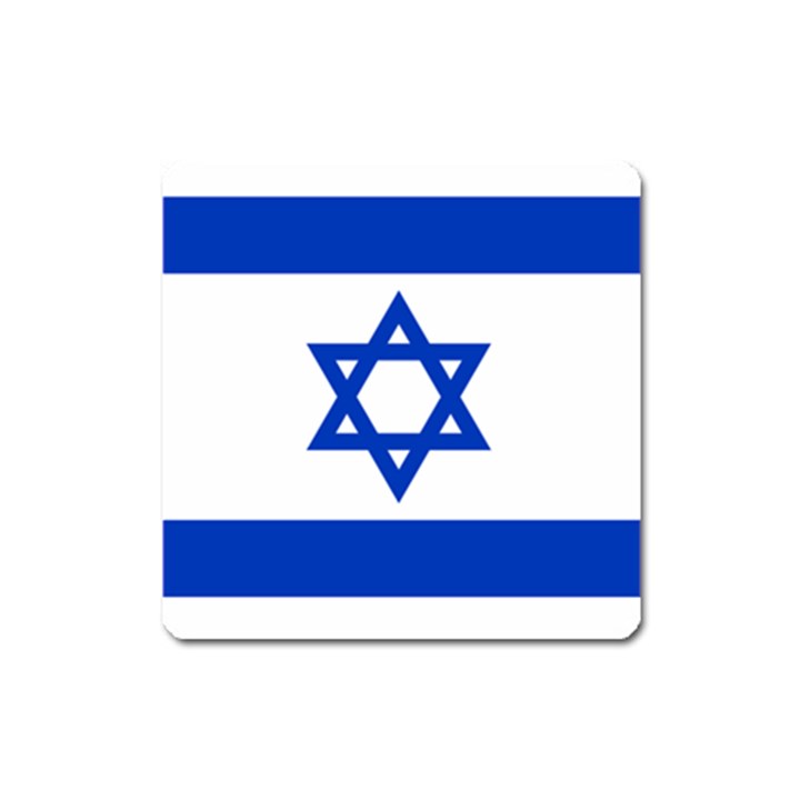 Flag of Israel Square Magnet