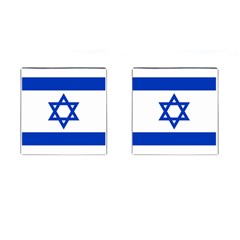 Flag Of Israel Cufflinks (square) by abbeyz71