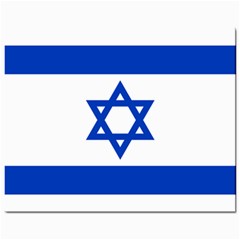 Flag Of Israel Mini Button Earrings