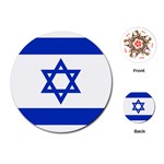 Flag of Israel Playing Cards (Round)  Front