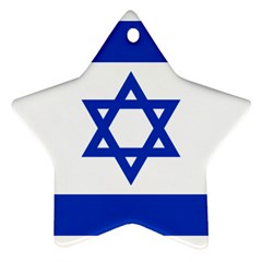 Flag Of Israel Star Ornament (two Sides)