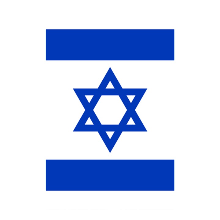 Flag of Israel Shower Curtain 48  x 72  (Small) 