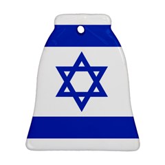 Flag Of Israel Bell Ornament (two Sides) by abbeyz71