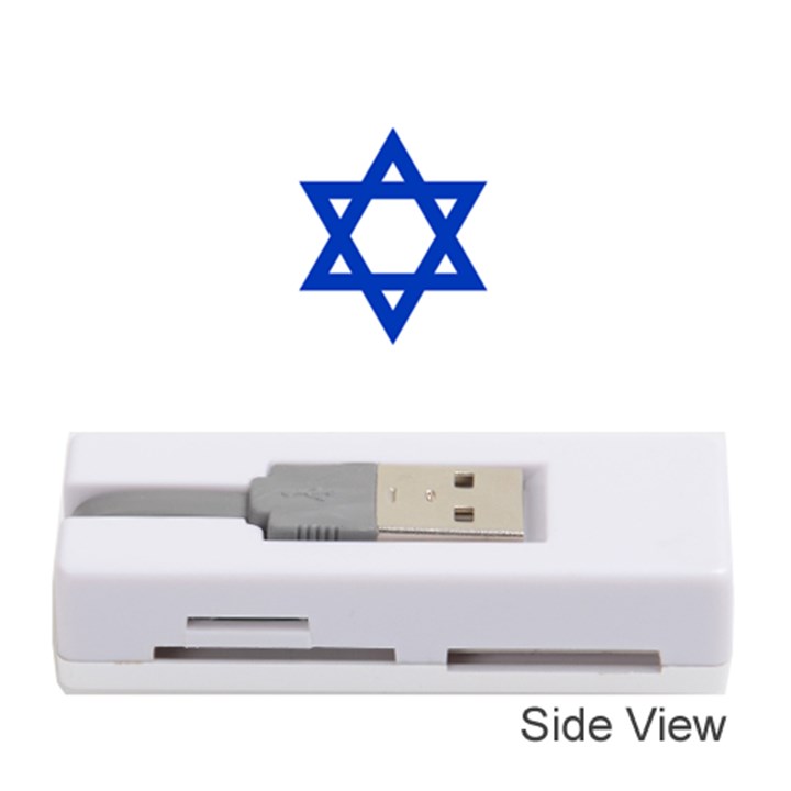 Flag of Israel Memory Card Reader (Stick) 