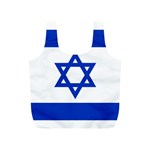 Flag of Israel Full Print Recycle Bags (S)  Front