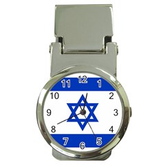 Flag Of Israel Money Clip Watches by abbeyz71