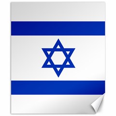 Flag Of Israel Canvas 8  X 10  by abbeyz71