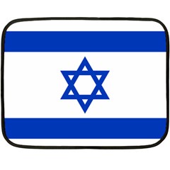 Flag Of Israel Fleece Blanket (mini) by abbeyz71