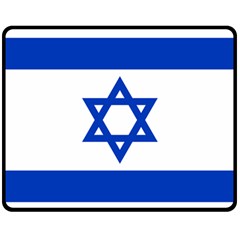 Flag Of Israel Fleece Blanket (medium)  by abbeyz71