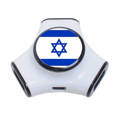 Flag Of Israel 3-port Usb Hub by abbeyz71