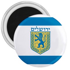 Flag Of Jerusalem 3  Magnets by abbeyz71