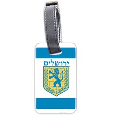 Flag Of Jerusalem Luggage Tags (two Sides) by abbeyz71