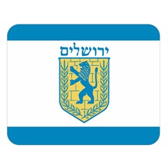 Flag Of Jerusalem Double Sided Flano Blanket (large)  by abbeyz71