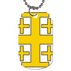 Jerusalem Cross Dog Tag (two Sides) by abbeyz71