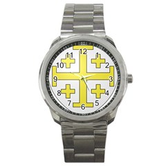 The Arms Of The Kingdom Of Jerusalem  Sport Metal Watch by abbeyz71