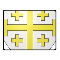 The Arms Of The Kingdom Of Jerusalem Fleece Blanket (small) by abbeyz71