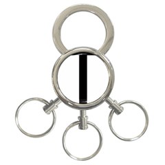 Anchored Cross  3-ring Key Chains by abbeyz71
