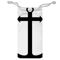 Anchored Cross  Jewelry Bag by abbeyz71