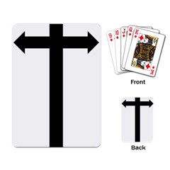Anchored Cross  Playing Card by abbeyz71
