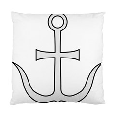 Anchored Cross  Standard Cushion Case (one Side) by abbeyz71