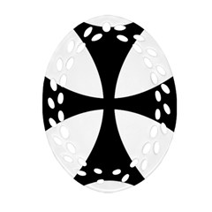 Bolnisi Cross Oval Filigree Ornament (two Sides) by abbeyz71