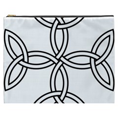 Carolingian Cross Cosmetic Bag (xxxl)  by abbeyz71