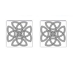 Carolingian Cross Cufflinks (square) by abbeyz71