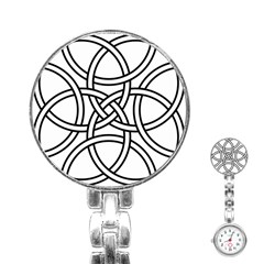 Carolingian Cross Stainless Steel Nurses Watch by abbeyz71