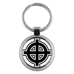 Celtic Cross Key Chains (round)  by abbeyz71