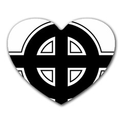 Celtic Cross Heart Mousepads