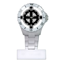 Celtic Cross Plastic Nurses Watch