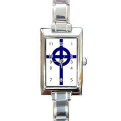 Celtic Cross  Rectangle Italian Charm Watch