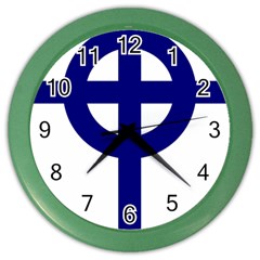 Celtic Cross  Color Wall Clocks by abbeyz71