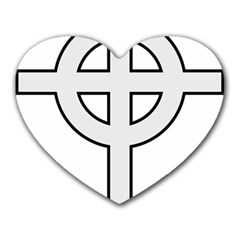 Celtic Cross  Heart Mousepads by abbeyz71